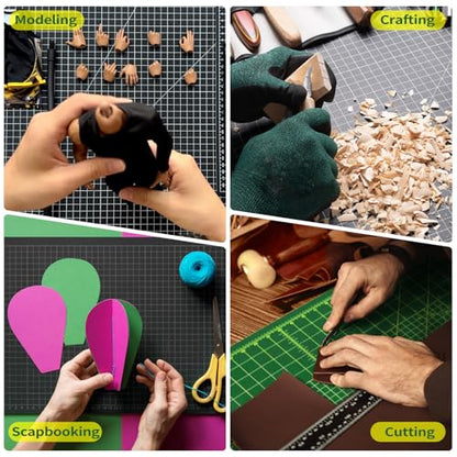 Self Healing Cutting Mat A4，5-Layer Double-Sided Rotary Cutting Mat 9 x 12 in, Craft Cutting Board Suitable for Sewing, Fabric Cutting, Crafts, and Hobbies