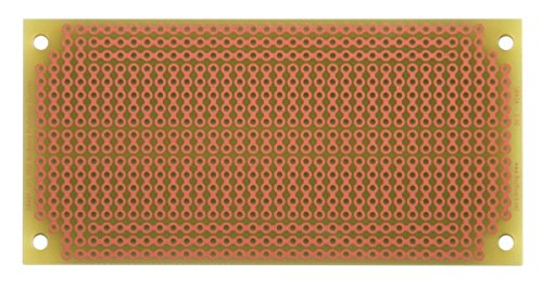 SB404 Solderable PC BreadBoard, 1 Sided PCB, Matches BB400 breadboards with Power Rails, 3.75 x 1.85in (95.3 x 47.0mm)