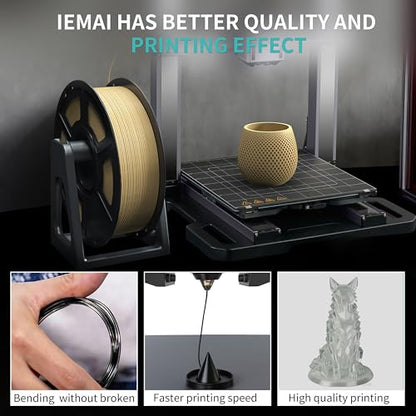 IEMAI High Speed PETG 3D Printer Filament 1.75mm, 300mm/s, 1kg, Pink - color: Pink
