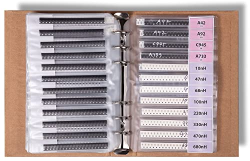 SMD 0805 Book, Resistors, Capacitors, Transistors, Diodes SMT Electronic Components Assortment - 5435 pcs - style: 0805 SMD Book