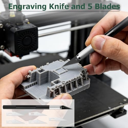 Complete 3D Printer Tools Kit for Printer Maintenance Trimming Detail Work