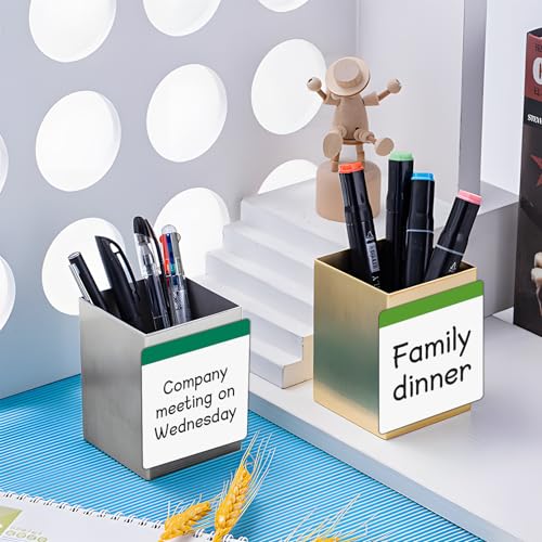 36 Packs, Washable Magnetic Dry Erase Board Labels, 3" x 3" Bangs Design Magnets White Board Notes, Sticky on Fridge, Locker, Cabinet, Door - Office & Classroom Whiteboard Accessories Supplies - style: 3x3, 36 Pcs- Top color