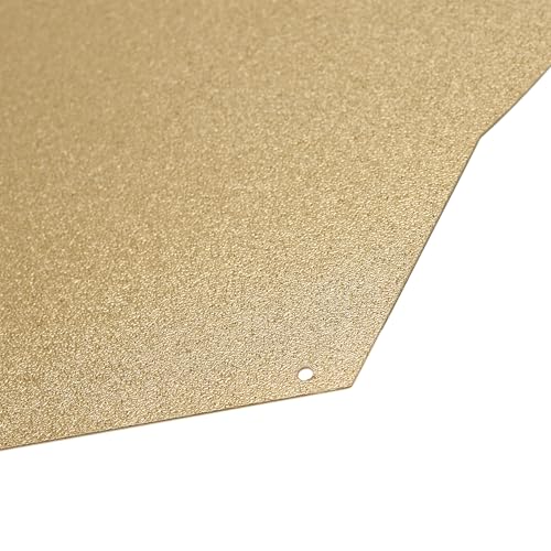 Dia 309mm PEO PEI Build Plate Round Compatible with Flsun V400 3D Printer, New Flexible Smooth Magnetic PEO & Textured PEI Double Sided Kit, Spring Steel Flex Bed Sheet Platform (Without Base)