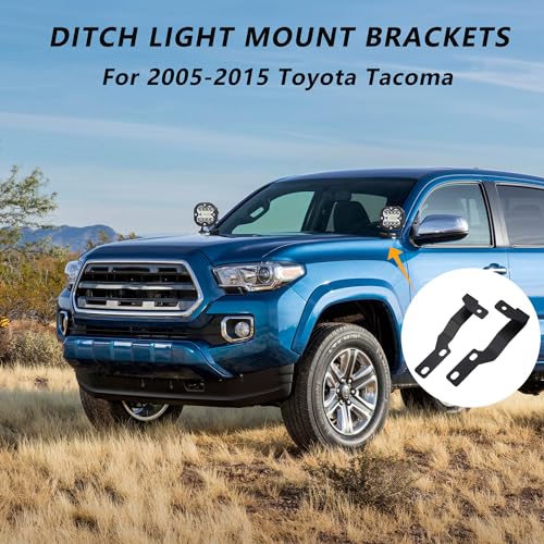 Ditch Hood Light Bracket Mount - size: For 2005-2015 Toyota Tacoma