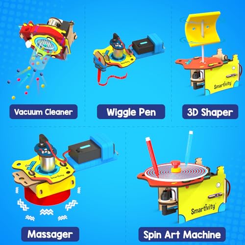 Smartivity 10-in-1 Motor Powered Gadgets Kit for Kids 6-12