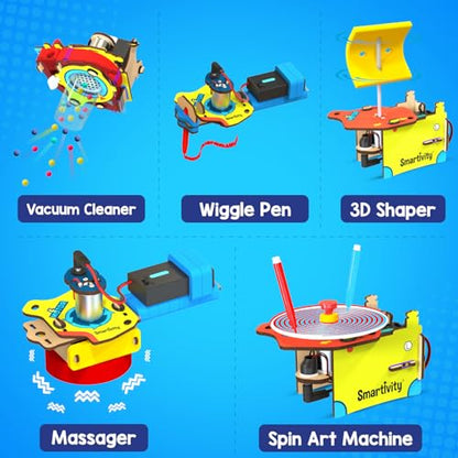 Smartivity 10-in-1 Motor Powered Gadgets Kit for Kids 6-12