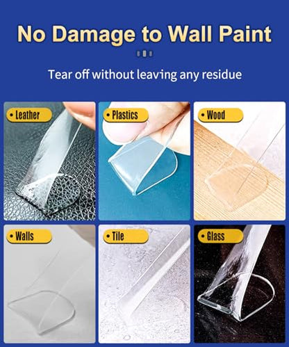 PHIXBEAR Removable Adhesive Dots, No Trace Museum Poster Mounting Putty - size: Medium-Pro