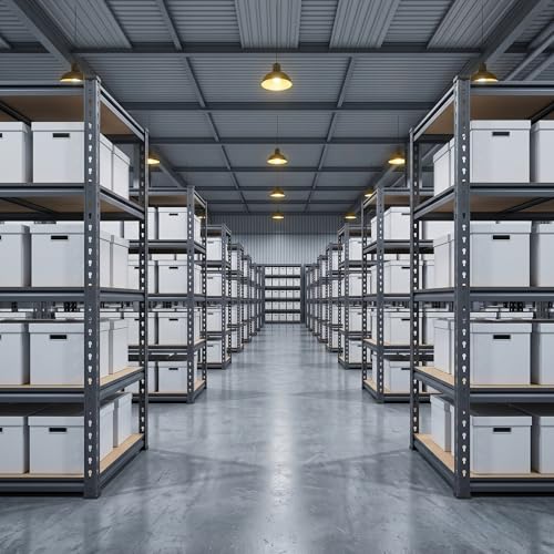 Garage Storage Shelves 36" W x 16" D x 72" H, 2500 LBS Heavy Duty Shelving Unit 5-Tier Adjustable, Extra Wide Boltless Metal Storage Rack for Garage Warehouse Basement - size: 36''W x 16''D x 72''H