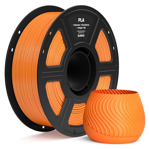 ELEGOO PLA 3D Printer Filament 1.75mm Orange 1KG - color: 1pcs Orange