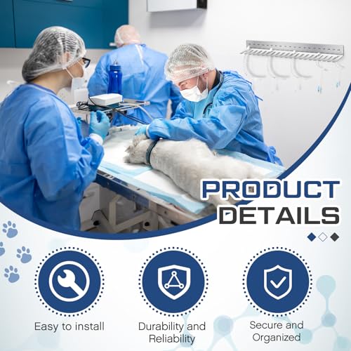 Zonon Endotracheal Tube Holder 304 Stainless Steel Rack, 26.4 Inch, 2.0-12 - size: 26.4 Inch, 2.0-12