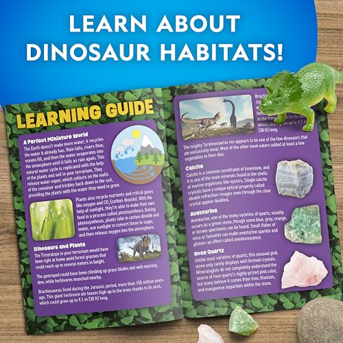 National Geographic Light-Up Dinosaur Terrarium Science Kit for Kids - style: Dino Habitat