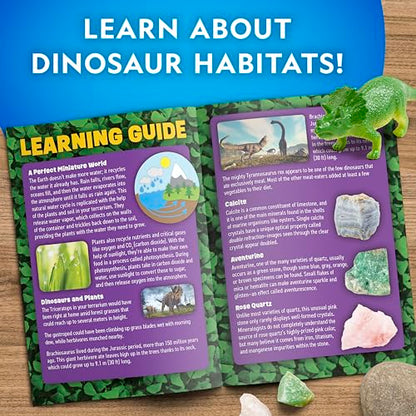 National Geographic Light-Up Dinosaur Terrarium Science Kit for Kids - style: Dino Habitat