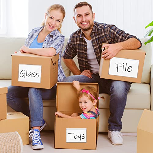 60 Pcs Clear Adhesive Pockets for Planners 4 Sizes