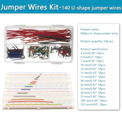 Electronic Components Starter Kit 519 Pcs for Arduino & Raspberry pi - size: Arduino starter kit -519pcs