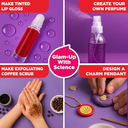 Doctor Jupiter Glam Science, DIY Makeup Craft Kit for Kids Ages 6,7,8+ - style: Glam Science Kit: 6+
