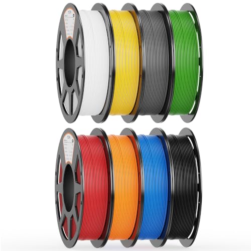 YOOPAI PLA+ Filament 1.75mm, 250g Starter Color Bundle, 8 Rolls - color: Pla Bundle-250gx8-112020005