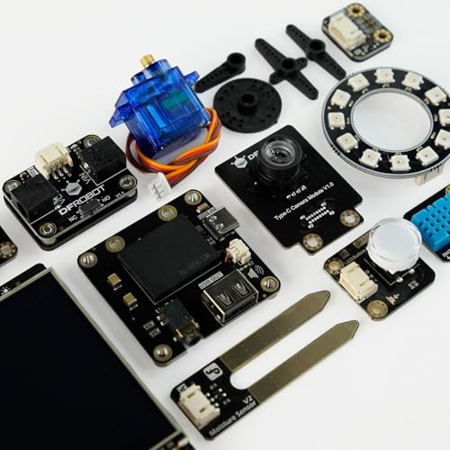 UNIHIKER M10 Python IoT Kit with 2.8" Touch Screen | All-in-One Single Board Computer Bundle with Sensors | 15 Guided AI Lessons & Plug-and-Play Interface | STEM Coding Gift for Beginners