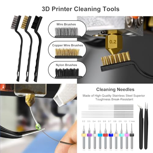 82PCS 3D Printer Tool Kit with Case for Print Removal, Cleaning & Repair - color: 3D Printer Tools Kit