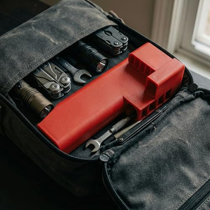 Mini Tool Organizer Compatible with Knipex Cobra XS, 5 Bit Slots