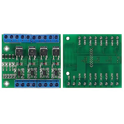 3pcs 4-Channel PLC Amplifier Circuit Board MOS FET PWM 3-20V to 3.7-27VDC 10A Driver Module