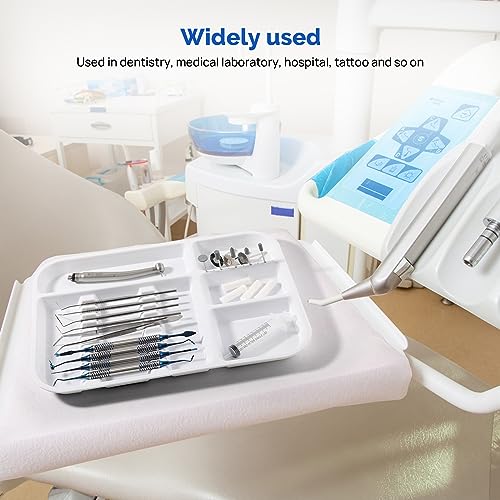 JMU White Dental Instrument Trays Size B 13.25" x 9.75" - color: White, size: 1