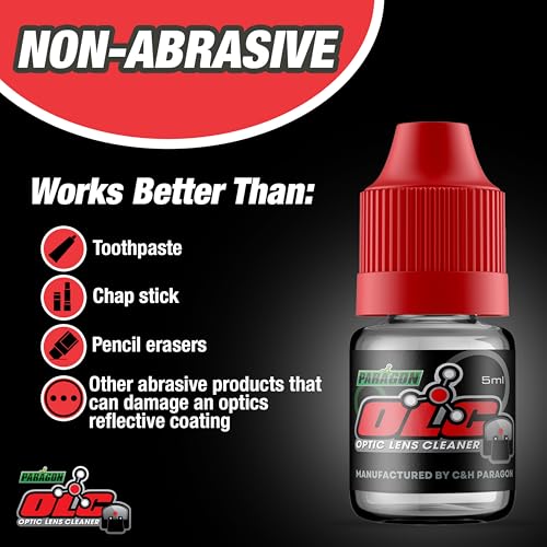 C+H Paragon OLC Optic Lens Cleaner | Red Dot Cleaner for Gun Sights, Optic Lens, and Scopes - style: Optic Cleaner