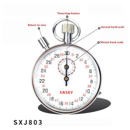 Mechanical Stop Watch Sports Chronograph Running Timer Handheld Stopwatch (SXJ803) - color: Sxj803