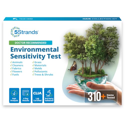 5Strands Environmental Sensitivity Test for Adults & Kids, 310 Items Tested