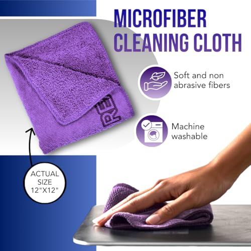 Printer High Quality Build Plate Cleaner, Non-Toxic, No Odor, Easy Clean, Rinse-Free Formula, Includes 12"x12" Microfiber Cleaning Towel (Build Plate Cleaner and Microfiber Cleaning Cloth) - style: Build Plate Cleaner And Microfiber Cleaning Cloth