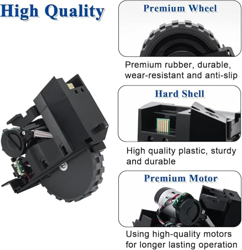 Right Drive Assembly Module Wheel Compatible for iRobot Roomba S9 (9150) S9+ S9 Plus (9550). Robot Vacuum Cleaner Replacement Parts