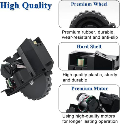 Right Drive Assembly Module Wheel Compatible for iRobot Roomba S9 (9150) S9+ S9 Plus (9550). Robot Vacuum Cleaner Replacement Parts