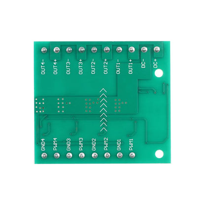 2Pcs 4-Channel MOS FET PWM PLC Module Amplifier Circuit Board Driver Module DC 3.7-27V 10A Driver Board