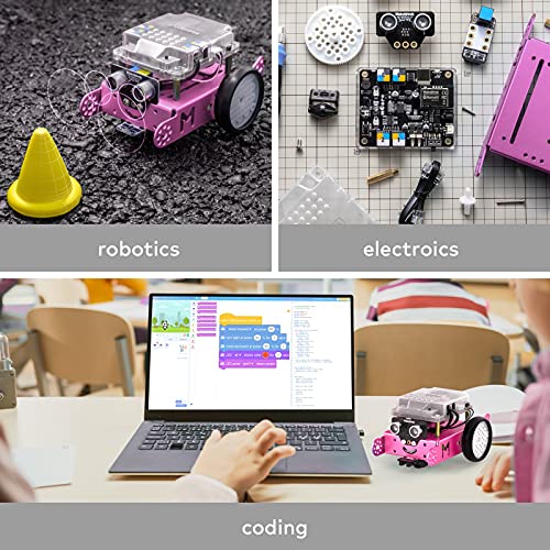 Makeblock Bundle of Pink mBot Robot Kit + Six-Legged Add-on Pack