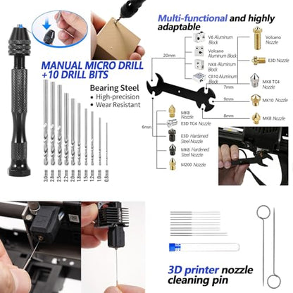 82 Pcs 3D Printer Tool Kit w/Case for Bambu, Creality, Anycubic, Flashforge