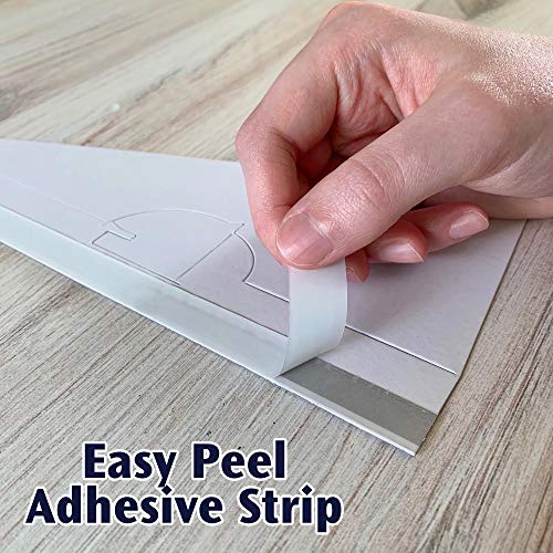 ArtSkills PA-1262 10" Easel Back Peel and Stick Poster & Project Stands, 10 Inch (Pack of 36) - size: 36 Pack- 10 Inch
