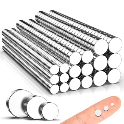 Fridge Magnets, 3 Different Sizes Small Round Magnetic 600 Pack - size: Mix-3 Sizes