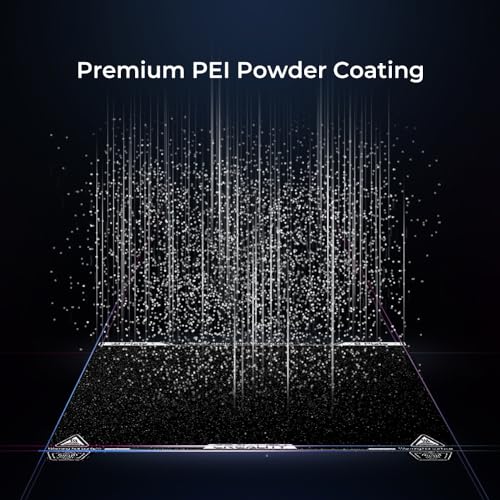 SainSmart Official Creality K1 Texture PEI Build Plate Kit, Flexible Spring Steel Platform with Power Coating PEI Surface and Magnetic Base Sheet Kit for K1, Ender 3 V3 SE/KE, CR-10 SE, 235x235mm - style: K1 Texture PEI