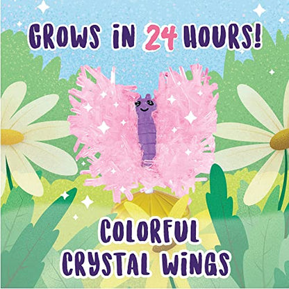 MindWare Sparkle Formations Crystal Butterflies Science Kit with Crystal