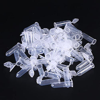 2ml 500 Pcs Microcentrifuge Tubes with Snap Cap Polypropylene - size: 2ml-500pcs