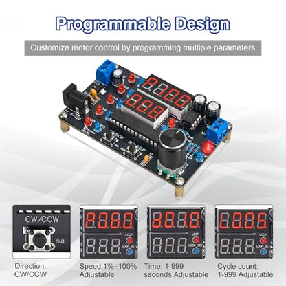 DIY DC Motor Speed Controller Soldering Practice Kit