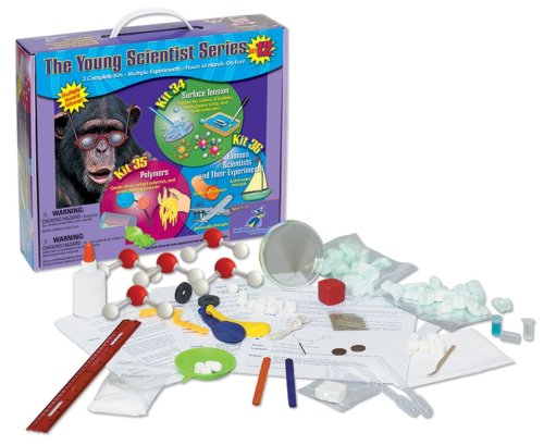 Young Scientists Series - Surface Tension, Polymers, Famous Scientists & Their Experiments - style: Set 12