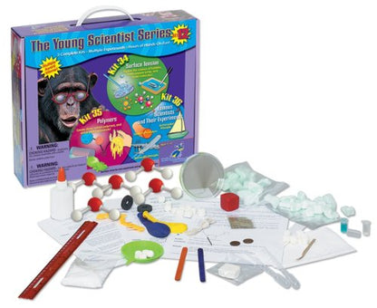 Young Scientists Series - Surface Tension, Polymers, Famous Scientists & Their Experiments - style: Set 12