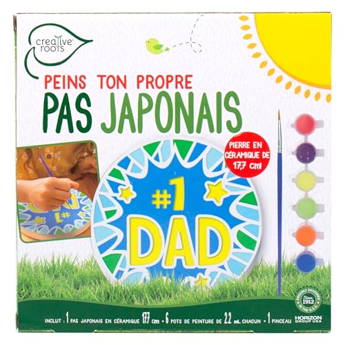 Creative Roots Paint Your Own Stepping Stone Kit, #1 Dad - style: #1 Dad