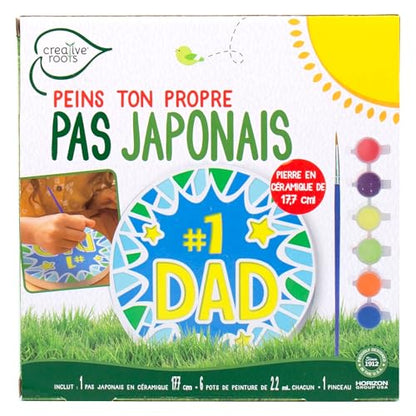 Creative Roots Paint Your Own Stepping Stone Kit, #1 Dad - style: #1 Dad