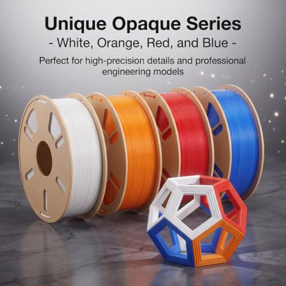 PLA Filament 1.75mm 4kg 16-Pack Multicolor 0.25kg Each - color: Multicolor