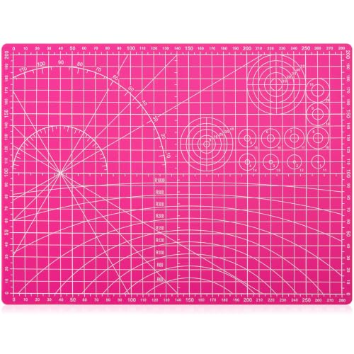 anezus Self Healing Cutting Mat for Rotary Cutting, 12" x 9", Pink - color: Pink, size: 12"L x 9"W