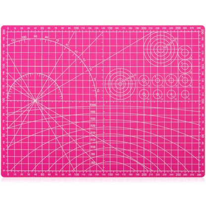 anezus Self Healing Cutting Mat for Rotary Cutting, 12" x 9", Pink - color: Pink, size: 12"L x 9"W