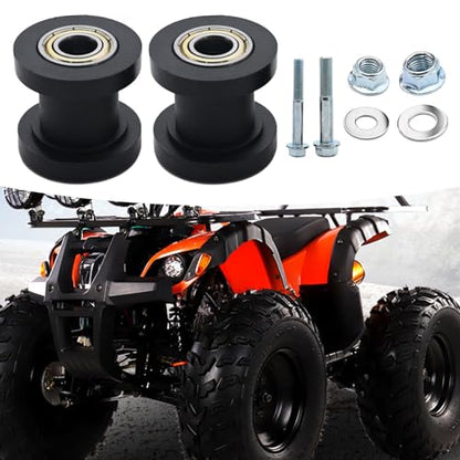 SYOWADA 8mm 10mm Chain Roller Pulley Tensioner Wheel Guide Replacement for Motorcycle Mini Bike ATV 125cc 140cc 160cc XR125 CRF50 SSRC Pit Dirt Bike Parts