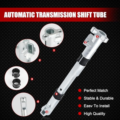 Automatic Transmission Steering Column Shift Tube with Plunger & Bushing Assembly 905-102 Compatible with Ford E150 E250 E350 F150 F250 F350 F450 F550 Excursion Expedition Explorer Ranger 1995-2011