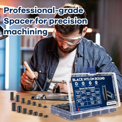 320Pcs M6&M8 Plastic Spacers for Screws, Spacer Non-Threaded Kit - size: M6&M8 320PCS